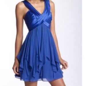 BCBGMAXAZRIA Sapphire Blue Cocktail Dress - 4